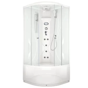 Душевая кабина Domani-Spa Elegance high V1.2 90х90 Белый, Поддон высокий