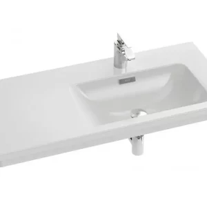 Раковина-столешница Jacob Delafon Vox 100х46 полка слева Раковина-столешница Jacob Delafon Vox 100х46 полка слева