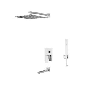 Душевая встройка D&K Bayern.Liszt + излив Хром глянцевый DA1515601A04