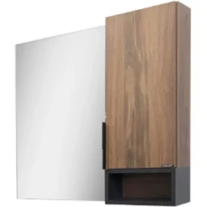 Шкаф зеркальный Comforty Штутгарт 16 Дуб темно-коричневый 00004151038CF