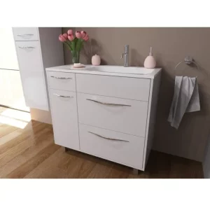 Тумба напольная Эстет Barcelona  90 с раковиной Белый ФР-00003600