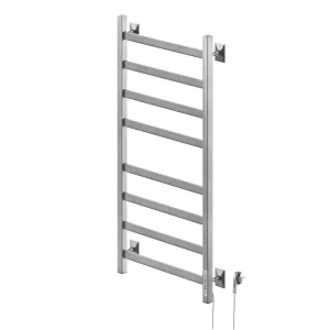 Полотенцесушитель электрический Санприз Контур П8 400*800 11064 Хром глянцевый диммер справа