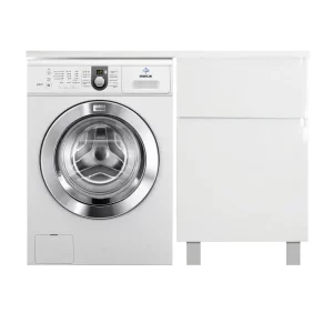 Тумба напольная Эстет Dallas Luxe под стиральную машину 120 с раковиной Белый ФР-00001920