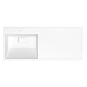 Раковина мебельная Paola Magenta 120 L Белый