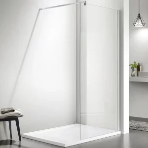 Душевая перегородка Aquatek Walk in 100 с держателем Хром / Прозрачное AQNAR6310-100