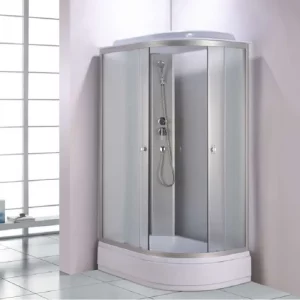 Душевая кабина Водный мир 120х80, Хром / Матовое, Низкий поддон левая