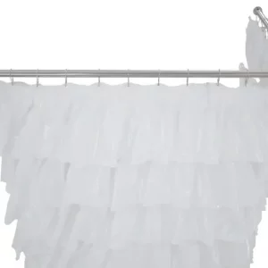 Карниз для ванны 1MarKa Flat 170х75 Г-образный Хром