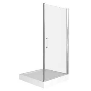 Душевая дверь Bas Pandora 100х185 Хром / Прозрачное