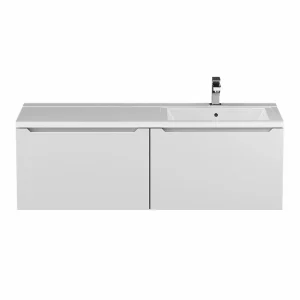 Тумба подвесная Uperwood Tanos 120 правая без раковины Белый матовый