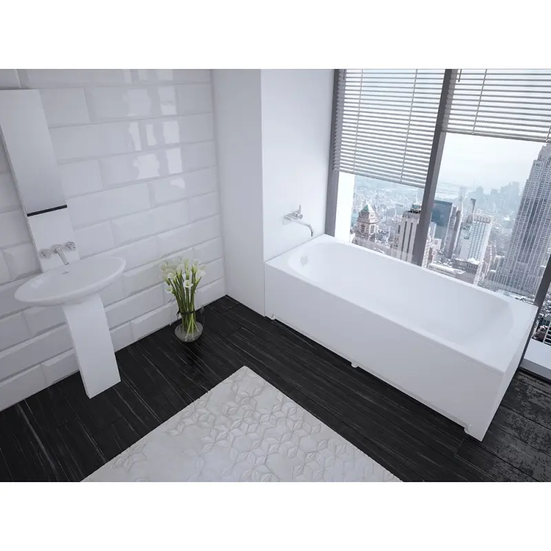 Ванна акриловая Aquatek Ника 170х75 Белый NIK170-0000001 Ванна акриловая Aquatek Ника 170х75 Белый NIK170-0000001 — изображение 2