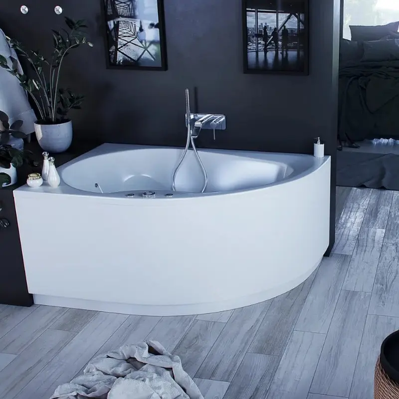 Ванна акриловая Aquatek Вирго 150х100 (каркас + слив-перелив + экран) левая Белый VIR150-0000038 Ванна акриловая Aquatek Вирго 150х100 (каркас + слив-перелив + экран) левая Белый VIR150-0000038 — изображение 3