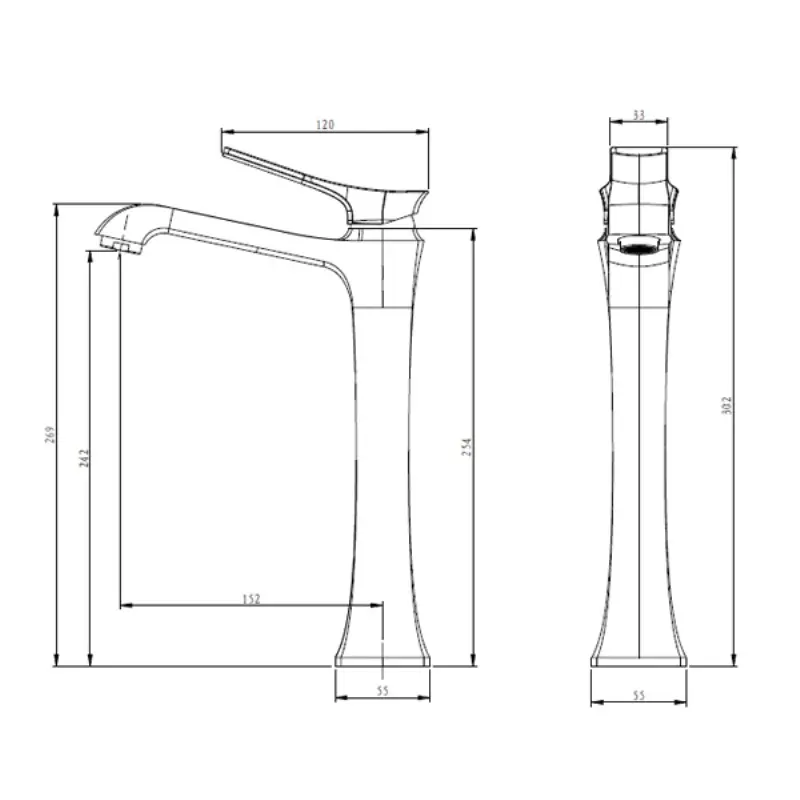 Смеситель для раковины Comforty FC066B-CCT Хром глянцевый Смеситель для раковины Comforty FC066B-CCT Хром глянцевый — изображение 4