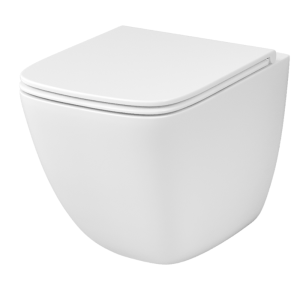 Унитаз подвесной Grossman Tornado с крышкой-сиденье Белый глянцевый GR-4497SQC