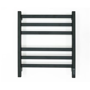 Полотенцесушитель электрический Grois Bruno 50х60 Черный матовый GR121 50х60 П6 9005 U