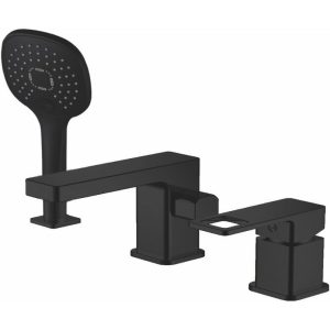 Смеситель на борт ванны Haiba HB615-7 Черный матовый HB80615-7