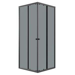 Душевой уголок Niagara Eco 88х88 Черный / Тонированное NG-1009-14QT