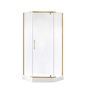 Душевой уголок Niagara Nova 100х100 Золото / Прозрачное NG-6434-08