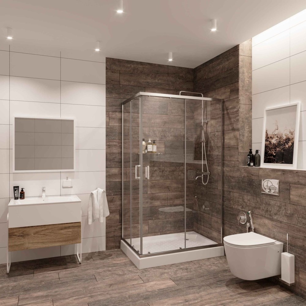 Душевой уголок Niagara Nova 120х80 Хром / Прозрачное NG-6610-08 Душевой уголок Niagara Nova 120х80 Хром / Прозрачное NG-6610-08 — изображение 2