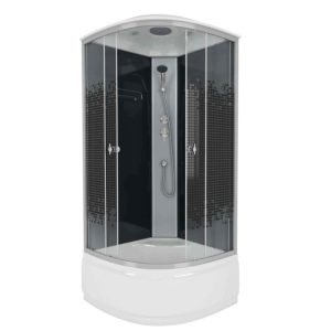 Душевая кабина Niagara Eco 100х100 Хром / С рисунком NG-7509-14