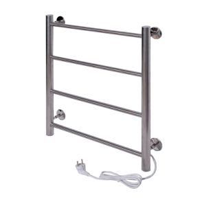 Полотенцесушитель электрический Тера Классика 50х60 кнопка включения, телескоп.держатели Хром глянцевый ПСК-09-02