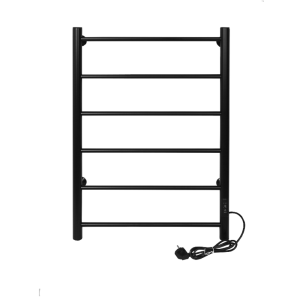 Полотенцесушитель электрический Тера Классика 50х80 диммер Черный матовый ПСК-09-05д.ч