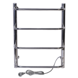 Полотенцесушитель электрический Тера Мост 40х60 диммер Хром глянцевый ПСК-12-01д