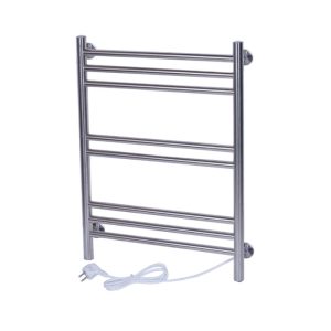 Полотенцесушитель электрический Тера Богема 40х60 кнопка включения, телескоп.держатели Хром глянцевый ПСК-15-01