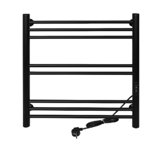 Полотенцесушитель электрический Тера Богема 50х60 диммер Черный матовый ПСК-15-02д.ч
