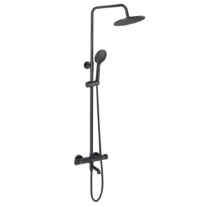 Душевая система Savol S-GR с изливом Черный матовый S-GR68C5-H