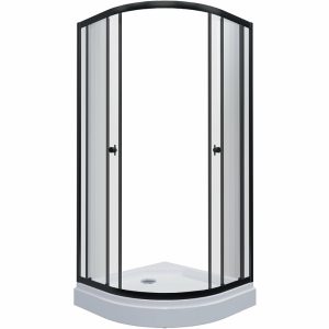 Душевой уголок Triton Альфа 100х100 Черный / Прозрачное Щ0000054222