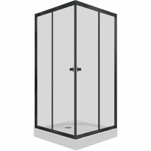 Душевой уголок Triton Вента 90х90 Черный / Прозрачное Щ0000054465