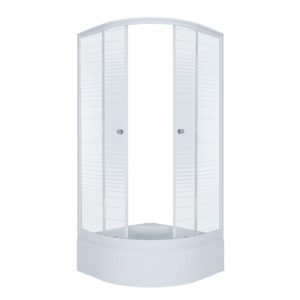 Душевой уголок Triton Полосы 90х90 Белый / С узором Щ0000061811