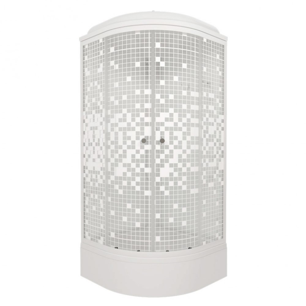 Душевая кабина Triton Мозайка В 100х100 Белый / С рисунком Щ0000061822 Душевая кабина Triton Мозайка В 100х100 Белый / С рисунком Щ0000061822 — изображение 2