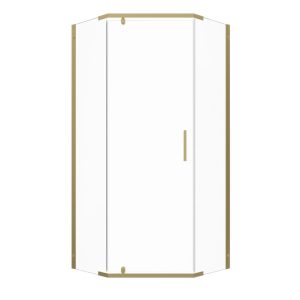 Душевой уголок Triton Дека 100х100 Золото / Прозрачное Щ0000073928