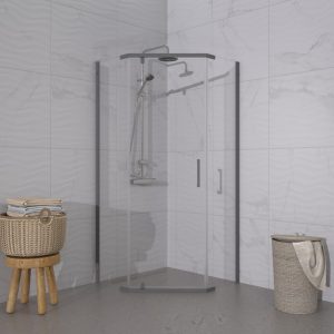 Душевой уголок Triton Дека 100х100 Графит / Прозрачное Щ0000073930