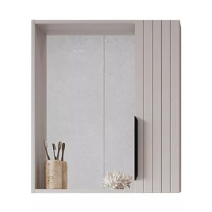 Шкаф зеркальный Viant Сицилия 60 правый Капучино VSIC60CAP-ZSH