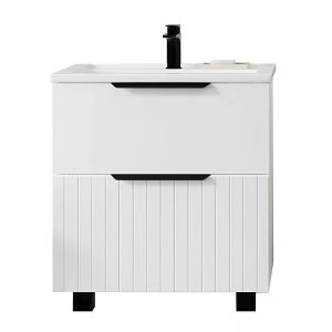 Тумба напольная Viant Сицилия 80 с раковиной Moduo Белый VSIC80MDBEL-T2Y