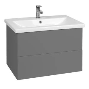 Тумба подвесная Viant София 70 с раковиной Como Графит VSOF70COG-T2YP