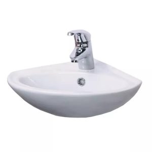 Раковина угловая Sanita Веер 44 Белый глянцевый WB.CR/Veer/23-C/WHT.G/S1 Раковина угловая Sanita Веер 44 Белый глянцевый WB.CR/Veer/23-C/WHT.G/S1