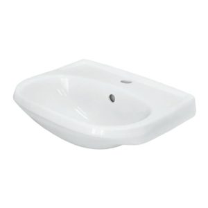 Раковина подвесная Sanita Luxe Комфорт 50 Белый глянцевый WB.PD/Comfort/50-C/WHT.G/S1