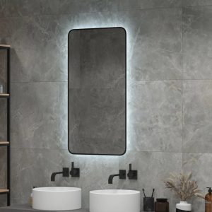 Зеркало Агата Torry 60 с бесконтактным сенсором Черный ЗЛП2031