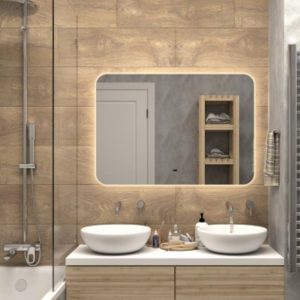 Зеркало Агата Burzhe 120 с бесконтактным сенсором теплая подсветка ЗЛП323