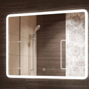 Зеркало Агата Demure 80 с сенсором и часами ЗЛП567