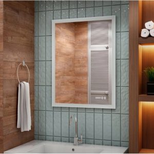 Зеркало Агата Sevilla 60 LED подсветка c часами ЗЛП97